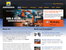 Tablet Screenshot of airpower.com.au